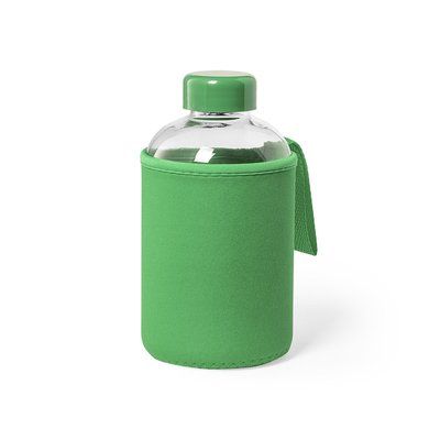 Bidón Cristal 600ml con Funda Soft Shell Ver