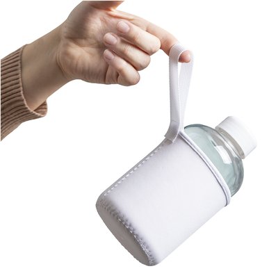 Bidón Cristal 600ml con Funda Soft Shell