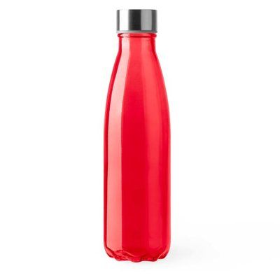 Bidón de cristal translúcido Rojo Talla Única Adulto