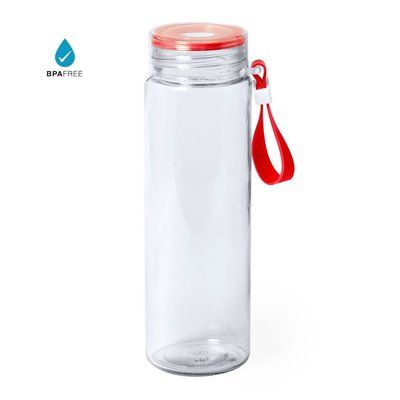 Bidón Cristal Transparente 420 ml con Asa