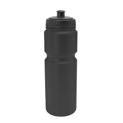 Bidón deportivo con 840 ml Negro Talla Única Adulto