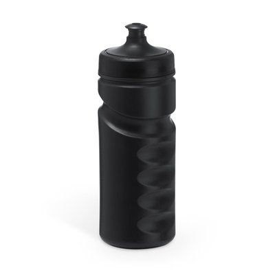 Bidón deportivo PE de 520 ml Negro Talla Única Adulto