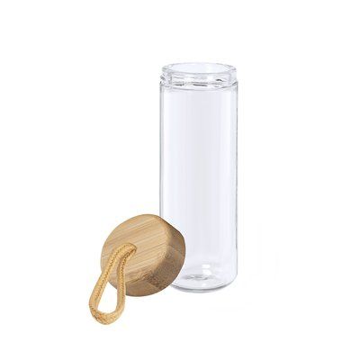 Bidón Ecológico con Funda de Agarre y Bambú