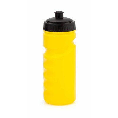 Bidón de plástico personalizado de colores en PE (500 ml) Amarillo