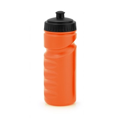 Bidón de plástico personalizado de colores en PE (500 ml) Naranja