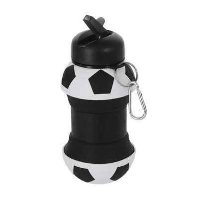 Bidón plegable 550ml con diseño balón de futbol Bla
