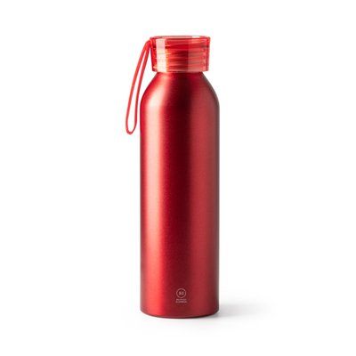 Bidón reciclado con cinta de transporte Rojo Talla Única Adulto
