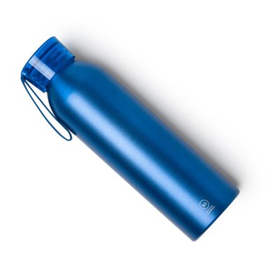 Bidón reciclado con cinta de transporte