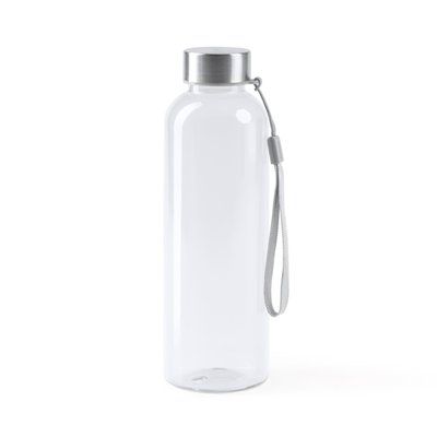 Bidón RPET 600 ml con cuerpo translúcido Transparente