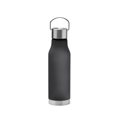 Bidón de RPET translúcido 600ml Negro Talla Única Adulto