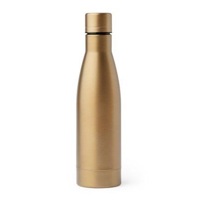 Bidón térmico 500 ml de acero inoxidable Oro Talla Única Adulto