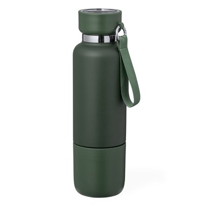 Bidón Térmico 550ml con Lanyard y Vaso Ver