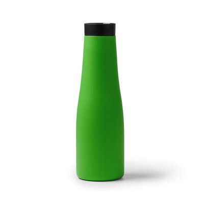 Bidón térmico de 600 ml y tapón pulsador Verde Helecho Talla Única Adulto
