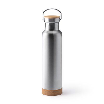 Bidón térmico de 650 ml Plata Talla Única Adulto