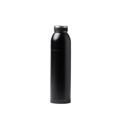 Bidón térmico 650ml con vaso de 500ml Negro Talla Única Adulto