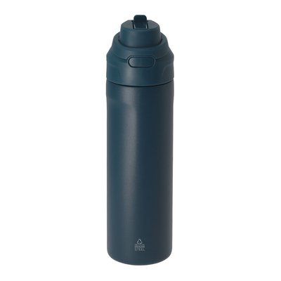 Bidón térmico 700ml de acero reciclado Mar
