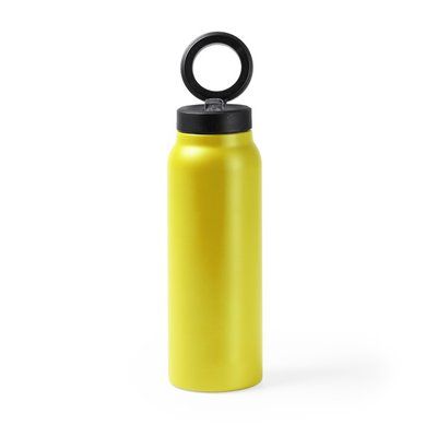 Bidón térmico 750ml con tapa magnética Amarillo