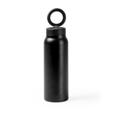 Bidón térmico 750ml con tapa magnética Negro
