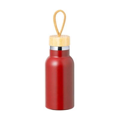 Bidón Térmico Acero 350ml con Asa Roj