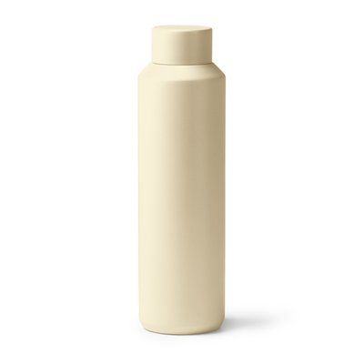 Bidón térmico de acero inoxidable reciclado Amarillo