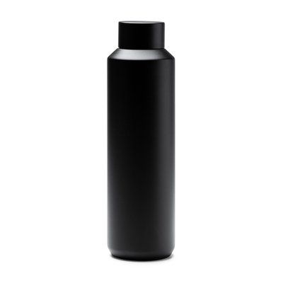 Bidón térmico de acero inoxidable reciclado Negro