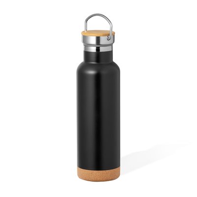 Bidón Térmico Inox 650ml con Agarre Neg