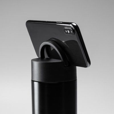 Bidón térmico con soporte para móvil 450ml