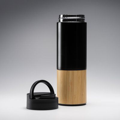 Bidón térmico con soporte para móvil 450ml