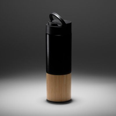 Bidón térmico con soporte para móvil 450ml