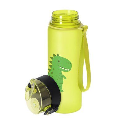 Bidón de Tritan 500ml con animales y tapa de resorte