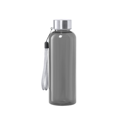 Bidón Tritán 500ml con Tapón y Cordón Neg