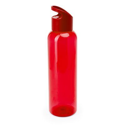 Bidón de tritán translúcido con asa Rojo