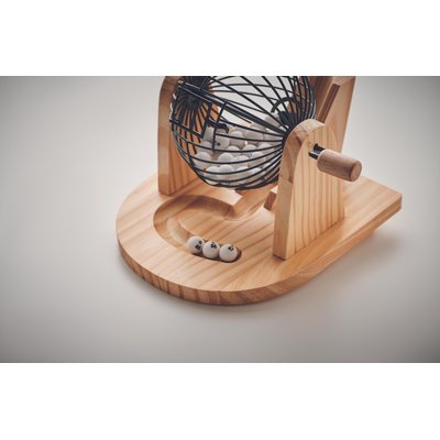 Bingo de Madera con 75 Bolas