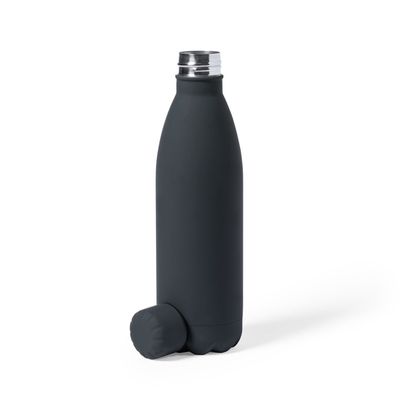 Bidón Acero Inox. 790ml Tacto Goma