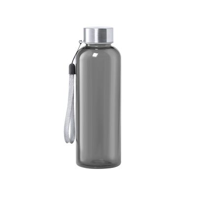 Bidón Tritán 500ml con Tapón y Cordón Neg