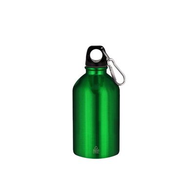 Bidón acero reciclado 500 ml con mosquetón Ver
