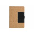 Bloc Notas Corcho con Bolsillo PU Neg