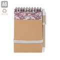 Bloc A6 Camuflaje y Bolígrafo BU