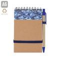 Bloc A6 Camuflaje y Bolígrafo