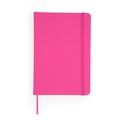 Bloc de notas A5 de hojas lisas Fucsia Talla Única Adulto