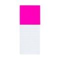 Bloc de notas magnético de colores 6 x 14,6 cm Fucsi