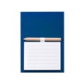Bloc de notas magnético personalizable con lápiz 9,9 x 14 cm Azul