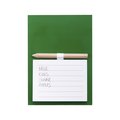 Bloc de notas magnético personalizable con lápiz 9,9 x 14 cm