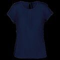 Blusa fluida mujer Deep Sea Blue 38 FR
