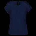 Blusa fluida mujer Deep Sea Blue 46 Fr
