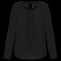 Blusa ligera manga larga Black 44 Fr