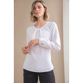 Blusa manga larga poliéster