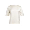 Blusa stretch fácil de planchar Cream 18 UK