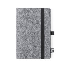 Bloc de Notas A5 con funda de fieltro Gri