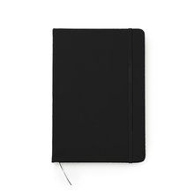 Bloc de notas A5 con tapa de polipiel Negro